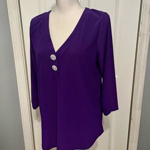 Large Love Scarlett Purple Top